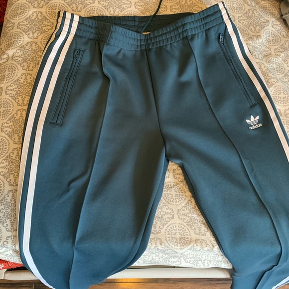Adidas three stripes blue track pants women’s US size Medium - Picture 9 of 9